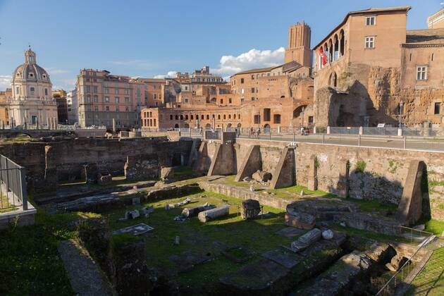 Mar 18, 2021 - Rome, Italy - The Foro di Traiano in Rome as seen on a sunny afternoon. Rome Italy - ZUMAm174 20210318_int_m174_002 Copyright: xFrancescoxMoltenix