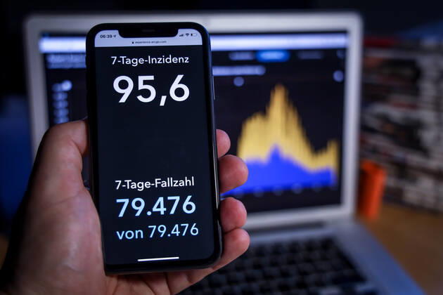 Coronavirus in Deutschland - Covid-19-Dashboard des Robert Koch-Institut 19.03.2021: Robert Koch-Institut: 7-Tage-Inzidenz 95,6. 7-Tage-Fallzahl 79.476.
