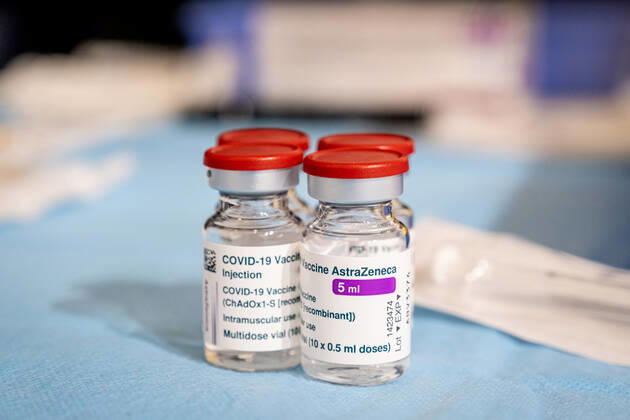 Milan - Astrazeneca vaccine against covid-19. Vaccines to teachers and school staff at the Museum of Science and Technology Editorial Usage Only Copyright: xMarcoxPassarox xIPAx
