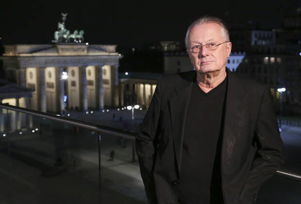 Frank Castorf bei der Verleihung des grossen Kunstpreis im Auftrag des Senats von Berlin in der Akademie der Kuenste. Copyright: xEventpressxRekdalx