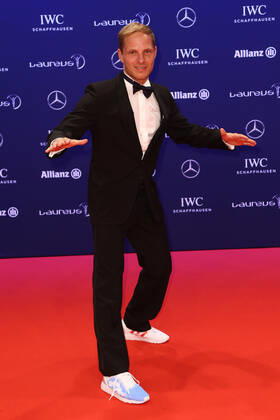 Sebastian Steudtner auf dem roten Teppich beim LAUREUS World Sports Award 2016 in Berlin. Copyright: xEventpressxFuhrx