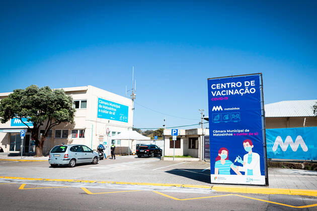 March 20, 2021, Matosinhos, Portugal: General view of the Matosinhos 1000 Vaccination Center..In the Vaccination Center of Matosinhos 1000 elderly people were summoned to receive the second dose of the Moderna covid-19 vaccine. Matosinhos Portugal - ZUMAs197 20210320_zaa_s197_347 Copyright: xTeresaxNunesx