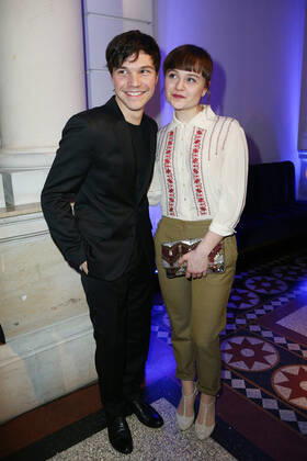 Lena Urzendowsky and Sebastian Urzendowsky bei der ARD Blue Hour im Museum für Kommunikation anlässlich der 68 Berlinale in Berlin. Copyright: xEventpressxRadkex