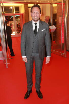 Steven Gätjen bei der Verleihung des 15. Deutschen Hörfilmpreises im Kino International in Berlin Copyright: xEventpressxFuhrx