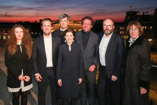 Anna Korsun, Philippe Block, Christop Brach, Daniela Danz, Dominik Lejman, Thomas Demand und Jeanine Meerapfel bei der Verleihung Grosser Kunstpreis in der Akademie der Kuenste am 18.03.2018 in Berlin. Eventpress Rekdal Datum 18.03.2018 Copyright: xEventpressxRekdalx