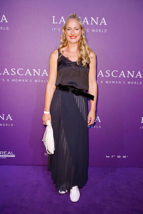 Eva Mona Rodekirchen auf dem Roten Teppich bei der LASCANA - It s a Woman s World Fashion Show im nhow Hotel in Berlin. Copyright: xEventpressxGolejewskix