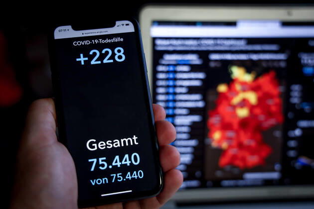 Coronavirus in Deutschland - Covid-19-Dashboard des Robert Koch-Institut 25.03.2021: Robert Koch-Institut: COVID-19-Todesfälle 75.440. Zugang um 228 gegenüber dem Vortag.