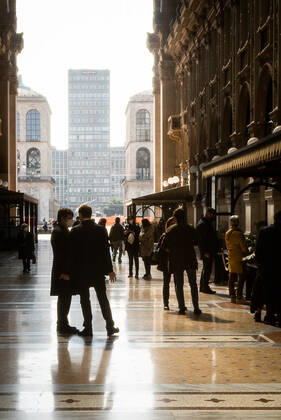 Milan - Covid-19 - Red zone confirmed in Lombardy. the half-empty city center. Editorial Usage Only  Copyright: xSTEFANOxDExGRANDISx xIPAx