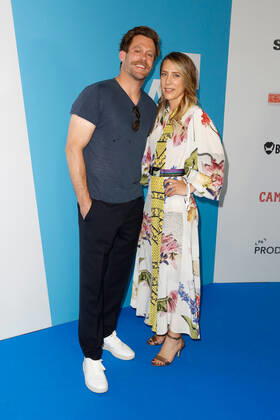 Ken Duken mit Ehefrau Marisa Leonie Bach beim Produzentenfest 2019 im TIPI am Kanzleramt in Berlin. Copyright: xEventpressxGolejewskix