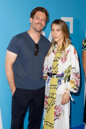 Ken Duken mit Ehefrau Marisa Leonie Bach beim Produzentenfest 2019 im TIPI am Kanzleramt in Berlin. Copyright: xEventpressxGolejewskix