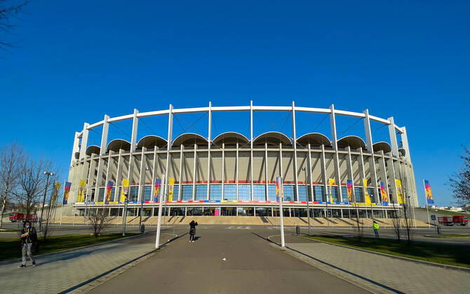 National Arena Football stadium in Bucharest, Romania on March 27, 2021.
