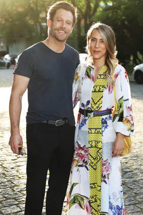 Ken Duken mit Ehefrau Marisa Leonie Bach beim Produzentenfest 2019 im TIPI am Kanzleramt in Berlin. Copyright: xEventpressxFuhrx