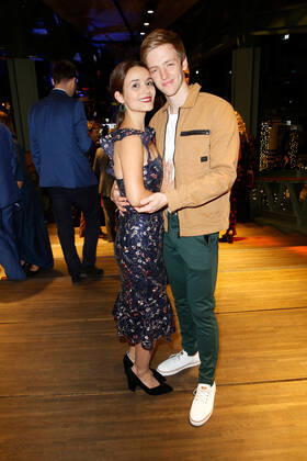 Timur Bartels mit Freundin Michelle Math auf der Party nach der Verleihung des Deutschen Schauspielpreises 2019 im Bikinihaus in Berlin. Copyright: xEventpressxGolejewskix