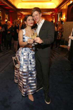 Timur Bartels mit Freundin Michelle Math Tribute to Bambi im Kurhaus und Casino Baden-Baden Copyright: xEventpressxFuhrx