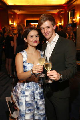Timur Bartels mit Freundin Michelle Math Tribute to Bambi im Kurhaus und Casino Baden-Baden Copyright: xEventpressxFuhrx