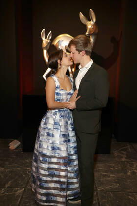 Timur Bartels mit Freundin Michelle Math Tribute to Bambi im Kurhaus und Casino Baden-Baden Copyright: xEventpressxFuhrx
