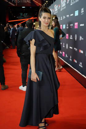 Linda Zervakis bei der Verleihung des YouTube GOLDENE KAMERA Digital Award 2019 im Kraftwerk Berlin. Copyright: xEventpressx