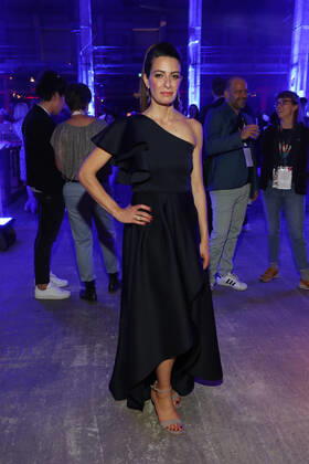 Linda Zervakis bei der Verleihung des YouTube GOLDENE KAMERA Digital Award 2019 im Kraftwerk Berlin. Copyright: xEventpressx