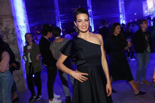 Linda Zervakis bei der Verleihung des YouTube GOLDENE KAMERA Digital Award 2019 im Kraftwerk Berlin. Copyright: xEventpressx