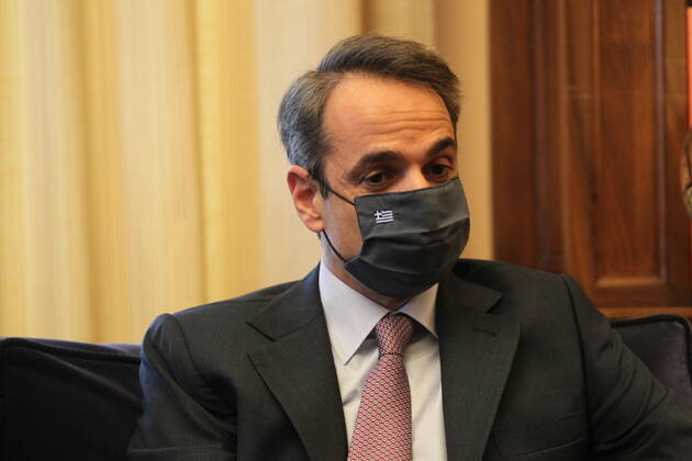 March 31, 2021, Athens, Greece: Prime Minister Kyriakos Mitsotakis Wednesday presented the key principles of the so-called National Recovery and Resilience Plan for the day after the coronavirus pandemic. Mitsotakis said the plan Ã¢â‚¬ dubbed Greece 2.0 Ã¢â‚¬ consists of 170 projects, investments and reforms. It will mobilize 57 billion euros and is expected to add up to seven percentage points to GDP on a six-year horizon, on top of the natural growth rate of GreeceÃ¢â‚¬â ¢s economy, and create 200,000 jobs. Athens Greece - ZUMAv62_ 20210331_zaf_v62_010 Copyright: xAristidisxVafeiadakisx