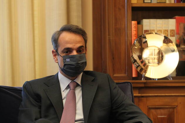 March 31, 2021, Athens, Greece: Prime Minister Kyriakos Mitsotakis Wednesday presented the key principles of the so-called National Recovery and Resilience Plan for the day after the coronavirus pandemic. Mitsotakis said the plan Ã¢â‚¬ dubbed Greece 2.0 Ã¢â‚¬ consists of 170 projects, investments and reforms. It will mobilize 57 billion euros and is expected to add up to seven percentage points to GDP on a six-year horizon, on top of the natural growth rate of GreeceÃ¢â‚¬â ¢s economy, and create 200,000 jobs. Athens Greece - ZUMAv62_ 20210331_zaf_v62_012 Copyright: xAristidisxVafeiadakisx
