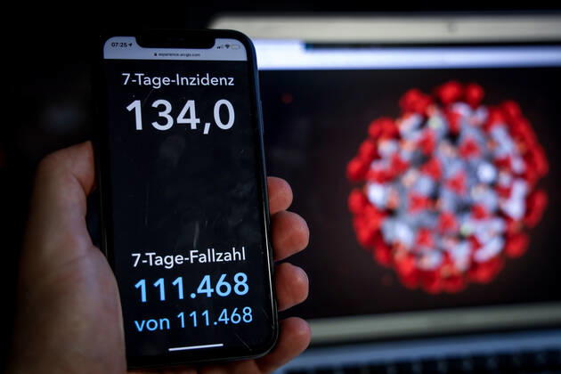 Coronavirus in Deutschland - Covid-19-Dashboard des Robert Koch-Institut 02.04..2021: Robert Koch-Institut: 7-Tage-Inzidenz 134,0. 7-Tage-Fallzahl 111.468.