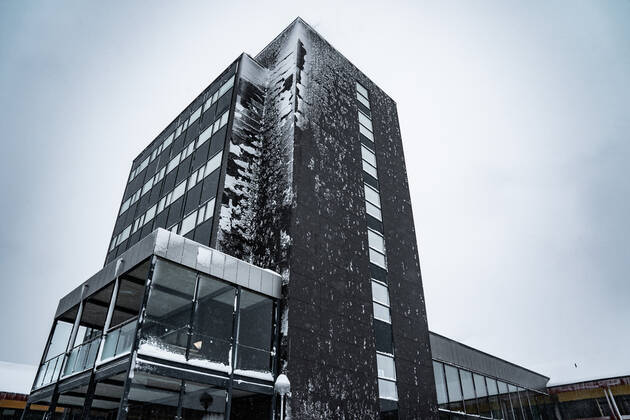 Dronning Ingrids Hospital, Dronning Ingridip Napparsimavissua, i Nuuk, fredag den 2. april 2021.. , Nuuk Denmark Copyright: RitzauxScanpix EmilxHelmsx cop102 spdk20210402-171456-L