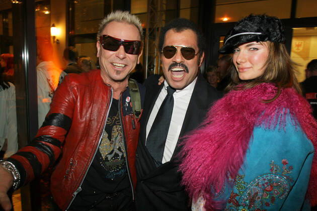 Echo Verleihung 12.03.2006 Musiker Rudolf Schenker (The Scorpions) + Karl-Heinz - Kalle - Schwensen + Tania Sasonova bei der Verleihung der Echo-Awards, im Hotel Estrel, Sonnenallee 225, Berlin - 12.03.2006 -