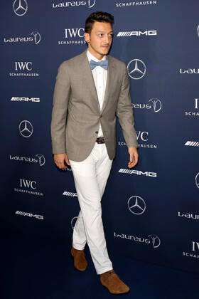 Mesut Oezil - 10th Laureus Media Award in Berlin, Germany on 12.11.2014 Copyright: xJamesxColdreyx