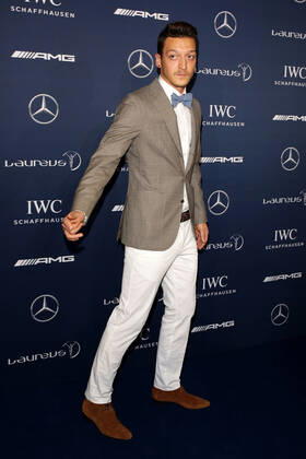 Mesut Oezil - 10th Laureus Media Award in Berlin, Germany on 12.11.2014 Copyright: xJamesxColdreyx