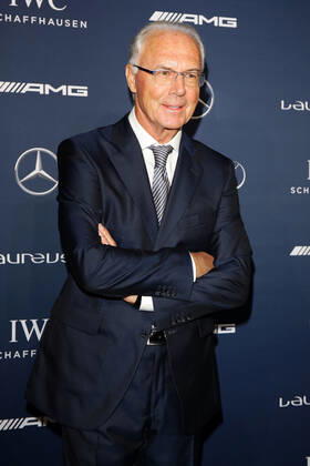 Franz Beckenbauer - 10th Laureus Media Award in Berlin, Germany on 12.11.2014 Copyright: xJamesxColdreyx