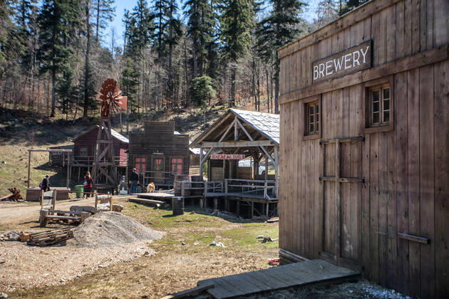 The famous cowboy village Roswell, located in the Municipality of Fužine, opened its doors to visitors The village of Roswell, where the film Winnetou was filmed, opened its doors to visitors in Fuzine, Croatia on April 24, 2021. NelxPavletic PIXSELL