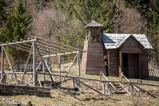 The famous cowboy village Roswell, located in the Municipality of Fužine, opened its doors to visitors The village of Roswell, where the film Winnetou was filmed, opened its doors to visitors in Fuzine, Croatia on April 24, 2021. NelxPavletic PIXSELL