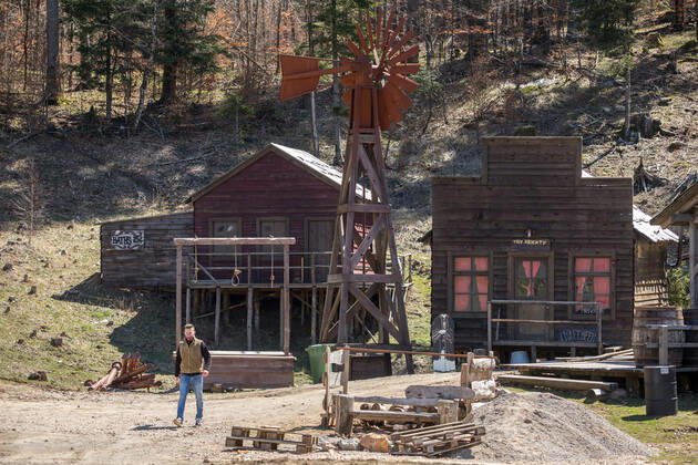The famous cowboy village Roswell, located in the Municipality of Fužine, opened its doors to visitors The village of Roswell, where the film Winnetou was filmed, opened its doors to visitors in Fuzine, Croatia on April 24, 2021. NelxPavletic PIXSELL