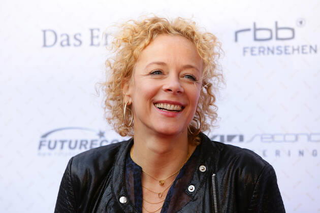 Katja Riemann - Film Prize (Filmpreis) nominations dinner in Berlin am 26.04.2014 Copyright: xJamesxColdreyx