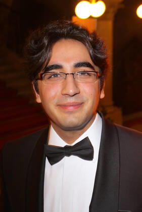 Womens World Award 05.03.2009 Politiker Bilawal Bhutto Zardari, Portrait im Rathaus Wien, Friedrich-Schmidt-Platz 1, bei der Party nach der Verleihung der - Women World Awards - 05.03.2009 - Â
