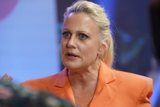 Verleihung des deutschen KITA Preis 2021 Aktuell, 09.06.2021, Berlin, Morderatorin Barbara Schoeneberger bei der Verleihung des Deutschen KITA Preis 2021 Berlin Berlin Deutschland