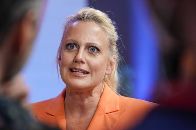 Verleihung des deutschen KITA Preis 2021 Aktuell, 09.06.2021, Berlin, Morderatorin Barbara Schoeneberger bei der Verleihung des Deutschen KITA Preis 2021 Berlin Berlin Deutschland