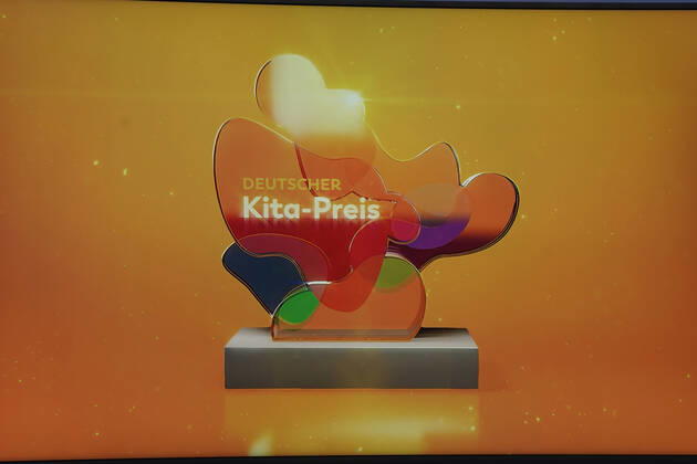 Verleihung des deutschen KITA Preis 2021 Aktuell, 09.06.2021, Berlin, Logo des Deutschen KITA Preis 2021 Berlin Berlin Deutschland