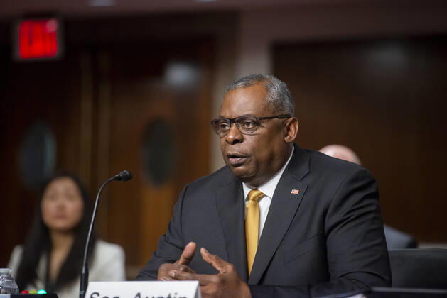 US Secretary of Defense Lloyd Austin III, appears before a Senate Committee on Armed Services hearing to examine the Department of Defense budget posture in review of the Defense Authorization Request for fiscal year 2022, in the Dirksen Senate Office Building in Washington, DC, Thursday, June 10, 2021. Copyright: xRodxLamkeyx xCNPx MediaPunchx