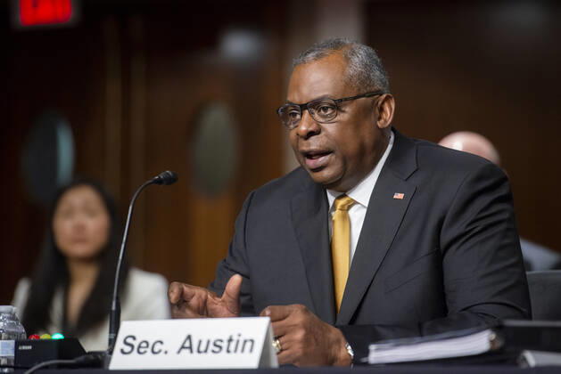 US Secretary of Defense Lloyd Austin III, appears before a Senate Committee on Armed Services hearing to examine the Department of Defense budget posture in review of the Defense Authorization Request for fiscal year 2022, in the Dirksen Senate Office Building in Washington, DC, Thursday, June 10, 2021. Copyright: xRodxLamkeyx xCNPx MediaPunchx