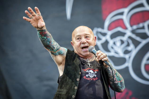 Rose Tattoo Sweden, Solvesborg - June 07, 2018. The Australian rock band Rose Tattoo performs a live concert during the Swedish music festival Sweden Rock Festival 2018. Here vocalist Angry Anderson is seen live on stage. S?lvesborg Blekinge Sweden Norje  Copyright: xGonzalesxPhoto TerjexDokkenx