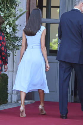14-06-2021 Telmo King Felipe, with Queen Letizia, attends delivery of the 1st Medal of Honour of Andalucia to the Spanish King, awarded by the Andalusian government, for consolidating the bonds of affection and respect that unite Andalusians with the Crown at San Telmo Palace in Sevilla. No Spain Â  Copyright: xPPEx