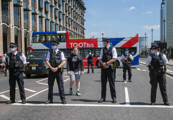 14 06 2021. London, United Kingdom. Anti Lockdown Protest Westminster. Copyright: xMartynxWheatleyx xParsonsxMediax PAR-7361-0038
