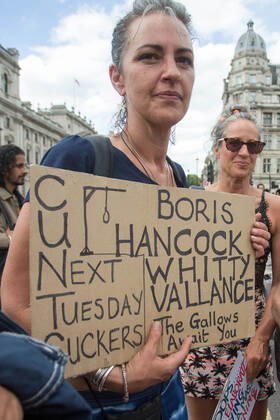 14 06 2021. London, United Kingdom. Anti Lockdown Protest Westminster. Copyright: xMartynxWheatleyx xParsonsxMediax PAR-7361-0031