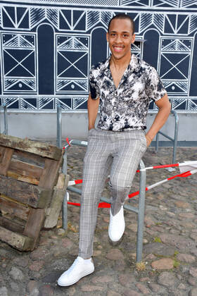 Bilder des Jahres 2021, Entertainment 06 Juni Entertainment Themen der Woche KW25 Preisverleihung der First Steps Award 2021 Jerry Hoffmann Ankunft zur 22. Preisverleihung, roter Teppich zum Nachwuchspreis First Steps Award 2021 im Holzmarkt in Berlin am 21.06.2021