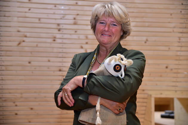 Eröffnung ANOHA im Jüdischen Museum Berlin Prof. Monika Grütters, MdB Kulturministerin, mit Lieblingsstofftier Katta, Lemur PK zur Eröffnung der Kinderwelt ANOHA im Jüdischen Museum in Berlin am 23.06.2021