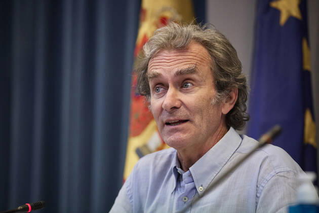 The director of the Centre for Coordination of Alerts and Health Emergencies, Fernando Simon, during a conference to report on the Covid-19 pandemic, 28 June 2021, at the Ministry of Health, Madrid, (Spain). According to the latest updates, the incidence has registered its fourth consecutive increase, rising by five points to 100 cases per 100,000 inhabitants. The incidence of the pandemic is now at 100 cases per 100,000 inhabitants. 28 JUNE 2021 LagenciaEP PRESS J. Hellin. POOL 06 28 2021 Madrid Madrid Spain Copyright: xLagenciaEPxPRESS J.xHellin.xPOOLx 3814076
