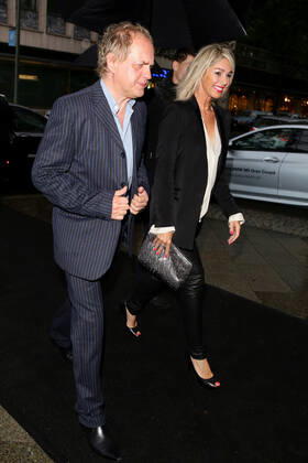 Uwe Ochsenknecht mit Freundin Kirsten - BMW Golf Dinner bei BMW am Kudamm in Berlin on 29.06.2013 Copyright: xJamesxColdreyx