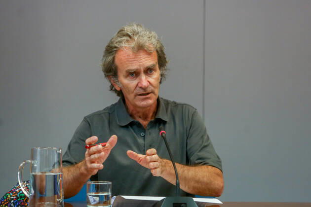 The director of the Center for Coordination of Alerts and Health Emergencies, Fernando Simon, during a conference to report on the Covid-19 pandemic, July 12, 2021, at the Ministry of Health, Madrid, (Spain). At the conference, Fernando Simon has reported that the incidence has risen this Monday to 368 cases in 14 days, and in the case of unvaccinated and aged below 30 years stands at 800. 12 JULY 2021;CONTAGIONS;INFECTED;PANDEMIC;CORONAVIRUS;CASES LagenciaEP PRESS R.Rubio.POOL 07 12 2021 Madrid Madrid Spain Copyright: xLagenciaEPxPRESS R.Rubio.POOLx 3840340